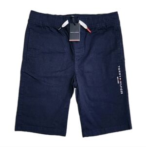 Tommy Hilfiger Boy's Navy Blue Essential Shorts Cotton Pockets Drawstring Size L